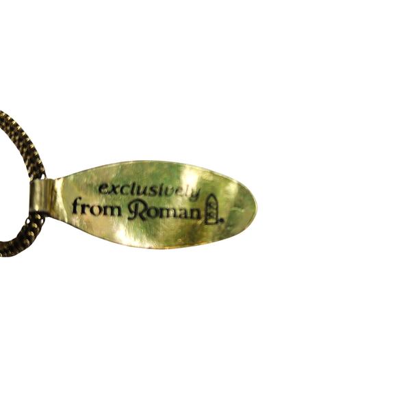 VTG Kneeling Santa Baby Jesus Christmas Ornament '91 Roman Inc Papier Mache Ball - Picture 6 of 8